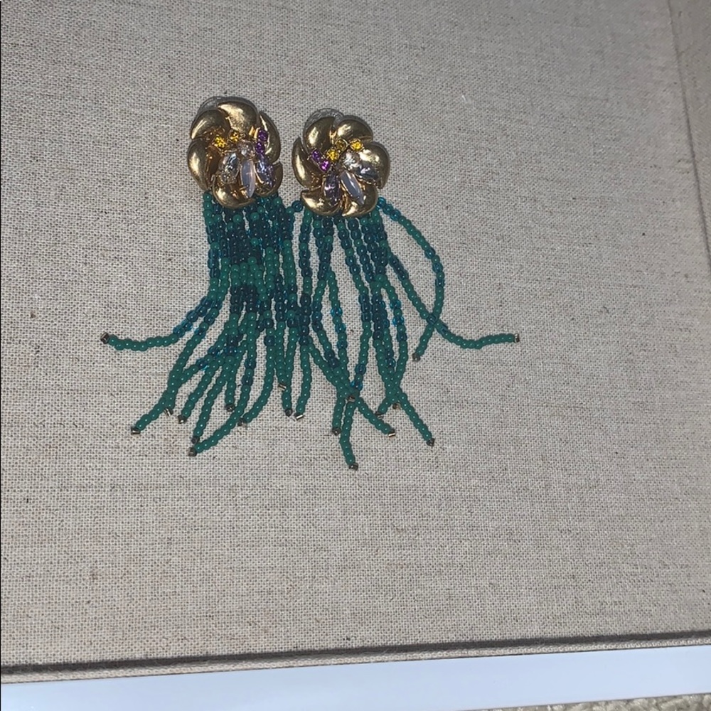 Stella and Dot Lillian Fringe Earrings